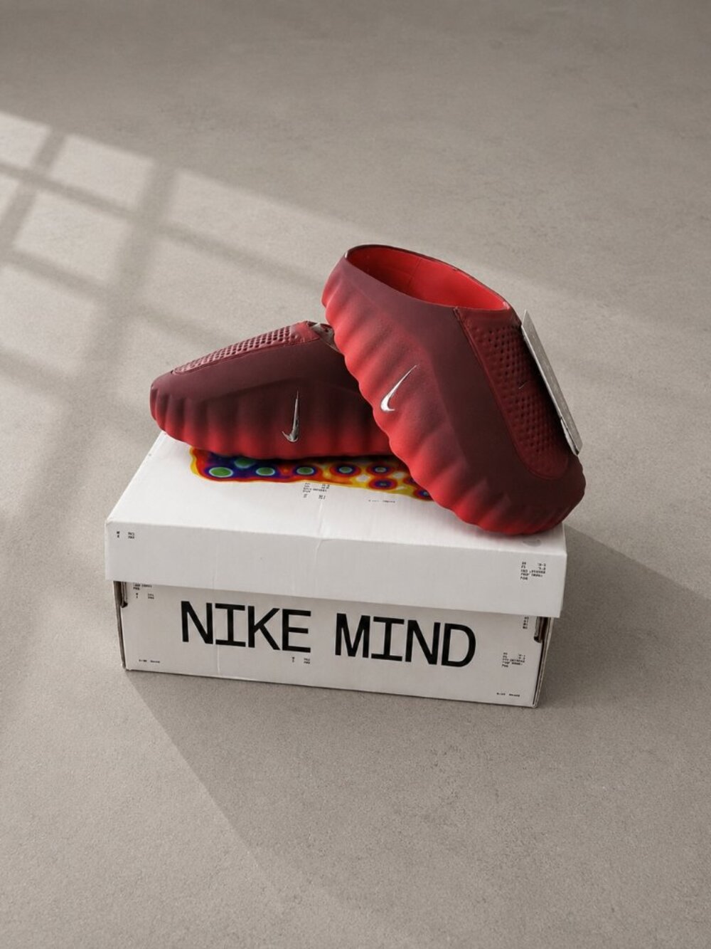 Nike Mind 001 Slides Team Red - New in Box - Sizes 8 & 9